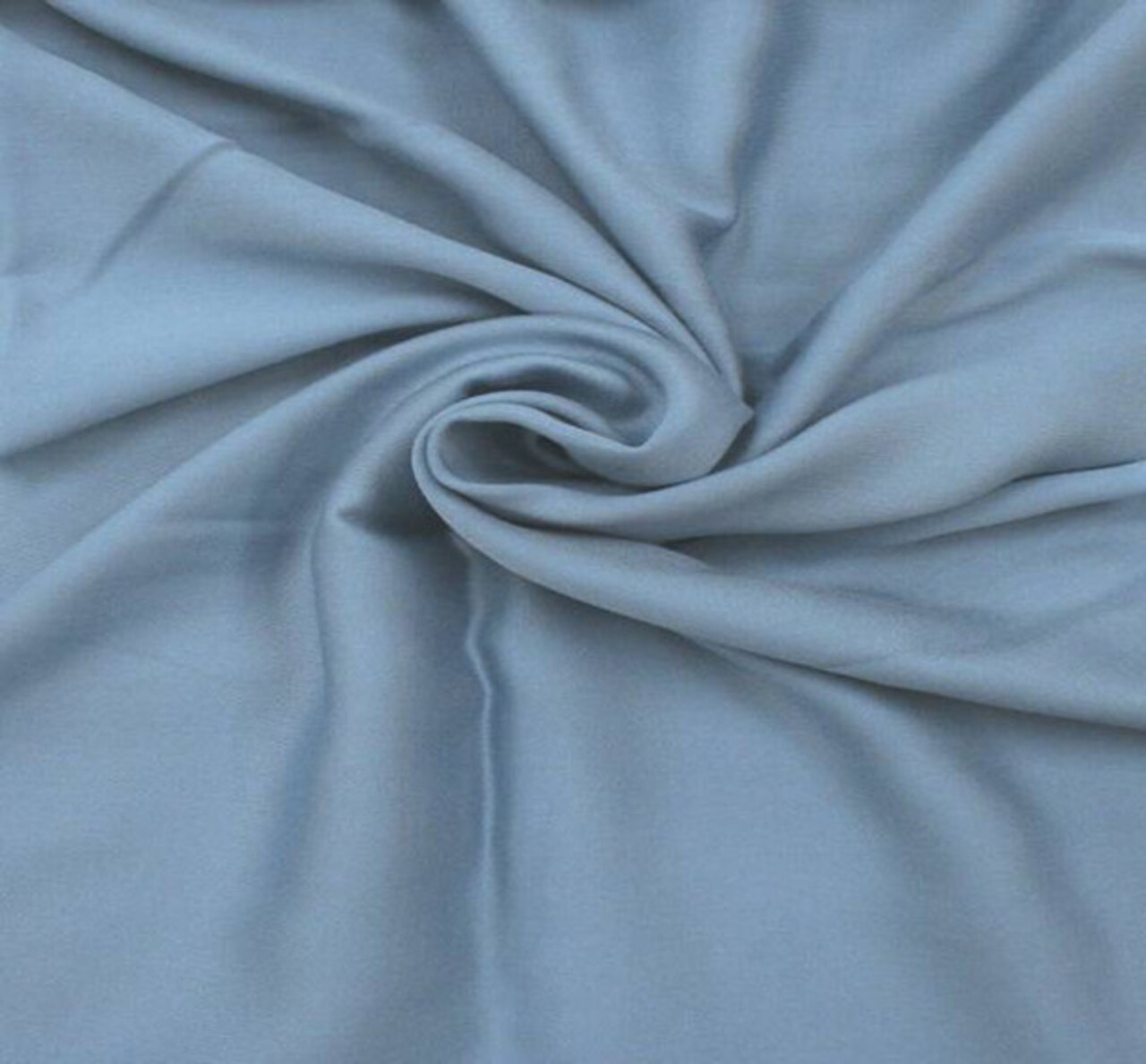 1 Yard Solid Denim Rayon Satin Stretch Fabric 53/54" Wide Soft Drape Apparel & Décor Fabric